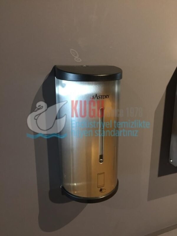 KGT-3188 FASTDRY PASLANMAZ ÇELİK 800 ML SENSÖRLÜ SIVI SABUN VERİCİ - Görsel 1
