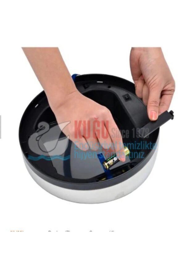 SCK-2022-B Paslanmaz Çelik Siyah Renk 16 Litre İç Hacimli Sensörlü ve Fotoselli Mutfak Banyo Çöp Kovası - Görsel 8