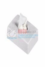 8548 Beyaz Otel Tipi Hijyen Ped Poşet Kutusu Banyo Dispanseri Aparatı