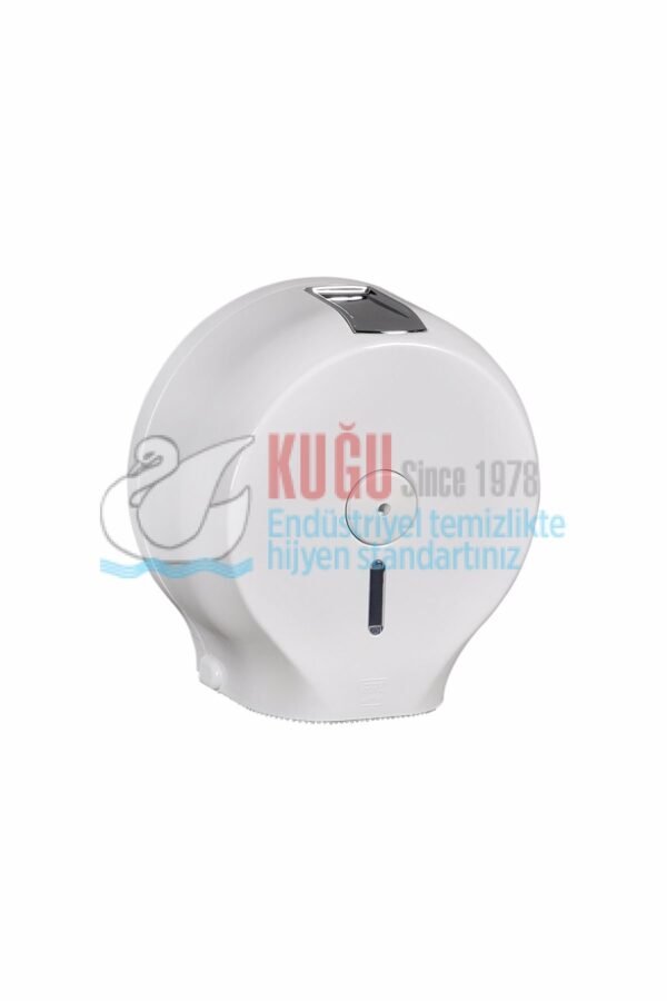 KGB-19293 Beyaz Wcroll Maxi Jumbo Tuvalet Kağıt Banyo ve Tuvalet WC Dispanseri Aparatı - Görsel 1