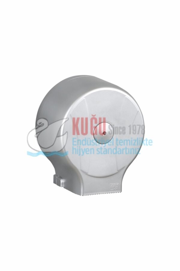 KGB-19309 Gümüş Wc Roll Mini Jumbo Tuvalet Kağıt Banyo ve Tuvalet Dispanseri Aparatı - Görsel 1