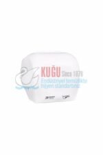 KGB-19339 Beyaz Yatay Manuel 21 Cm Makine Kağıt  Havlusu Banyo ve Mutfak Dispanseri Aparatı