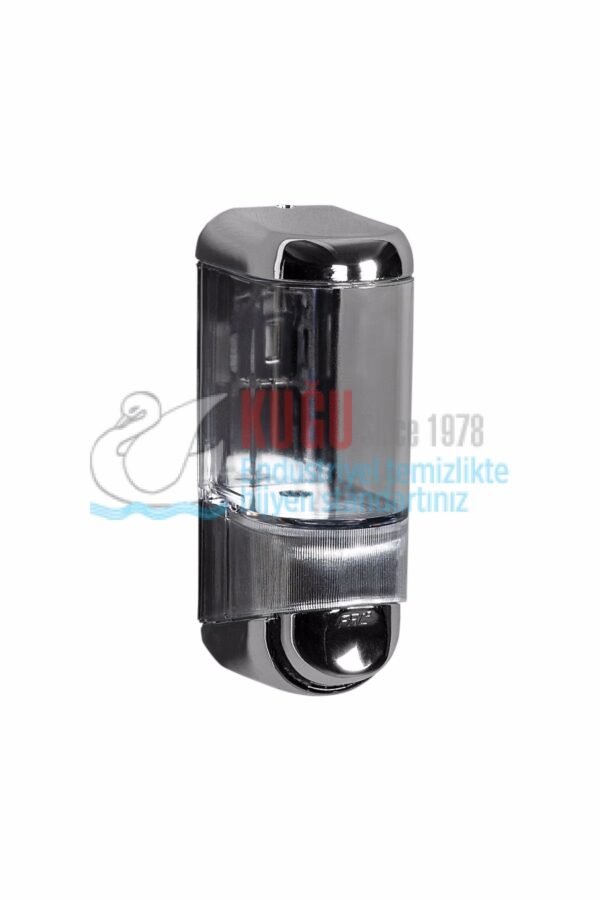 KGB-19381 Şeffaf Krom 170 ML FREE CLASSIC SIVI SABUN ŞAMPUAN VE DEZENFEKTAN Banyo ve Mutfak DİSPANSERİ APARATI - Görsel 1