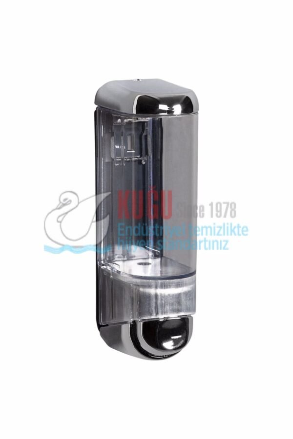 KGB-19384 Şeffaf Krom 250 ML FREE CLASSIC SIVI SABUN ŞAMPUAN VE DEZENFEKTAN Banyo ve Mutfak DİSPANSERİ APARATI - Görsel 1