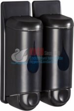 KGB-19397 Siyah 2×170 ML 340 ML İKİLİ FREE TWIN SIVI SABUN ŞAMPUAN VE DEZENFEKTAN Banyo ve Mutfak APARATI