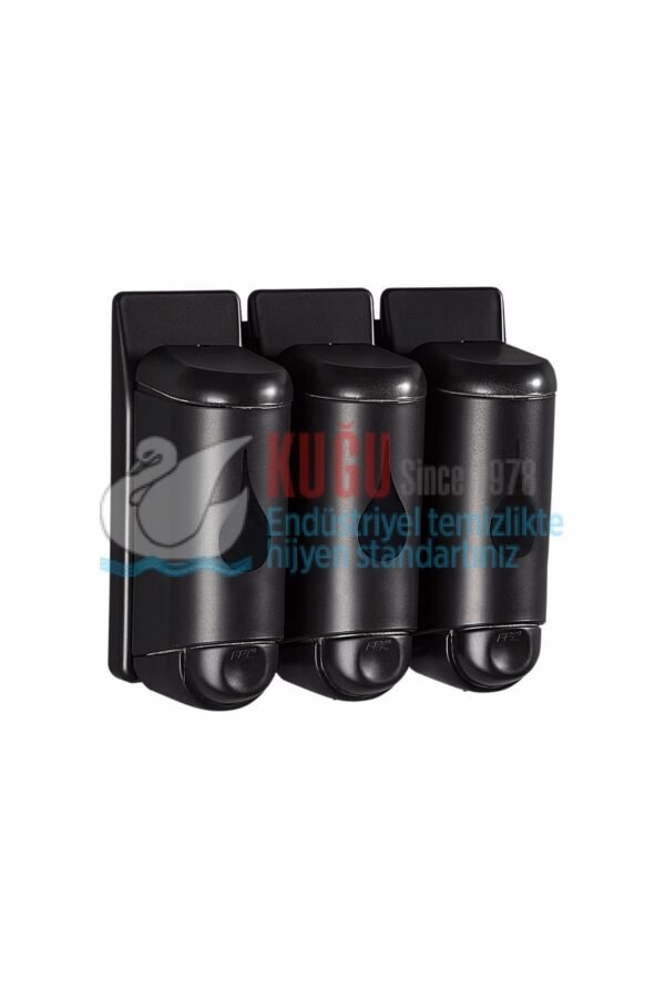 KGB-19400 Siyah ÜÇLÜ 3×170 ML 510 ML FREE TRIPLE SIVI SABUN ŞAMPUAN VE DEZENFEKTAN Banyo ve Mutfak APARATI - Görsel 1