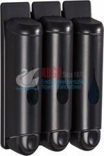 KGB-19409 Siyah ÜÇLÜ 3X250 750 ML FREE TRIPLE SIVI SABUN DEZENFEKTAN VE ŞAMPUAN Banyo ve Mutfak APARATI