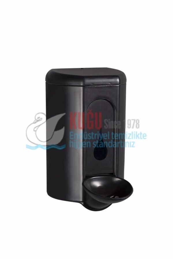 KGB-19413 Siyah 1100 ML Dirsek Temaslı SIVI SABUN ve DEZENFEKTAN Banyo ve Mutfak Sabunluk APARATI - Görsel 1