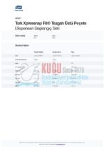KT-962901 Tork Xpressnap Fit® Tezgah Üstü Peçete Dispenseri Başlangıç Seti - Görsel 2