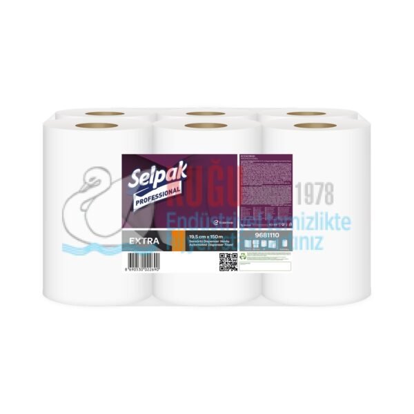 KGE-9681110 Selpak Professional Sensörlü Havlu 19.5 Cm-150 Mt - Görsel 1
