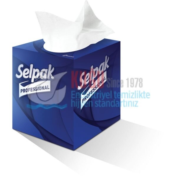 KGE-7904765 Selpak Professional Premium Özel Butik Kutu Mendil 48’Li 3 Kat Yeni Model 24 Paket - Görsel 1