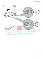 KT-460011 Tork Paslanmaz Çelik Metal B1 Sistem 50 Litre Çöp Kovası - Görsel 12