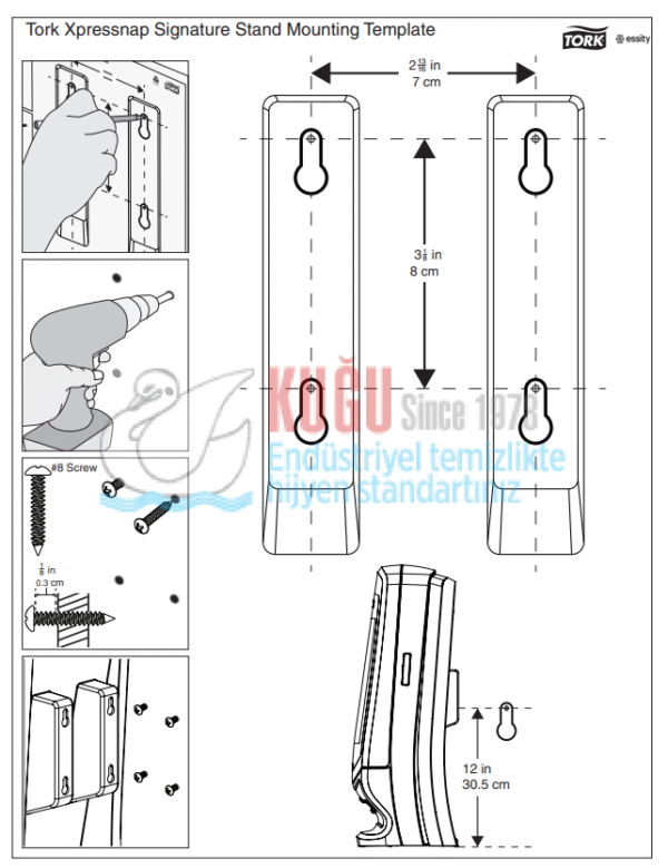 KT-272211 Tork Xpressnap® N4 Sistem Siyah Stand Peçete Dispenseri - Görsel 12