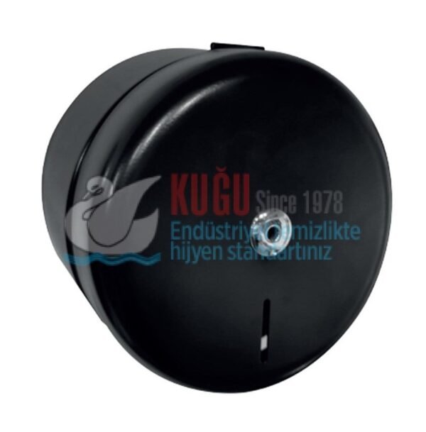 2651-B 304 Kalite Paslanmaz Siyah Renk Çelik Mini Cimri WC Tuvalet Kağıdı Dispanseri - Görsel 4