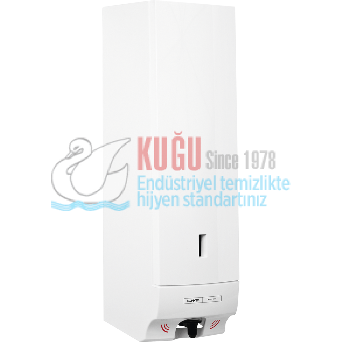 CWS-Hygiene-Paradise-Foam-NT-01-ActiveWhite-Left-new.png 4013000 CWS Paradise Non-Touch Sensörlü Köpük Sabun Aparatı - Görsel 1