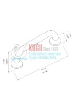 2708 304 S.S Paslanmaz Çelik Düz Tutamak (30-40-50-60 CM) - Görsel 4