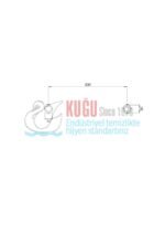 2708 304 S.S Paslanmaz Çelik Düz Tutamak (30-40-50-60 CM) - Görsel 7