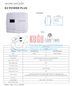 KGC-921180 Carpex E2 Power Plus 450 m3 Alan Etkili Geniş Alan Kokulandırma Koku Makinesi (2 YIL GARANTİLİ) - Görsel 8