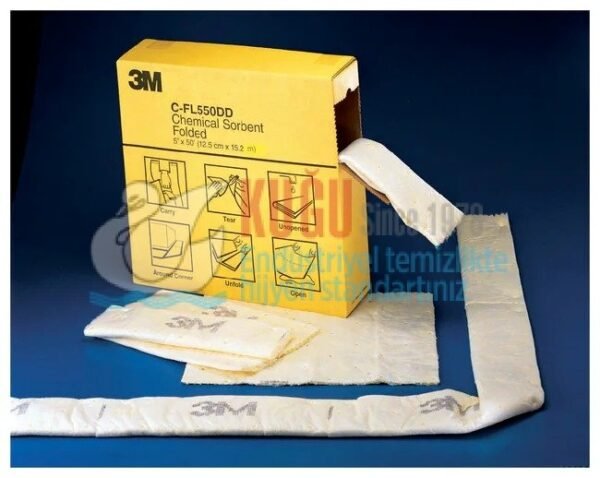 7000002024 3M™ Kimyasal Emici Multi-Format, 120 mm x 15.2 m, 3/Kutu, P-F2001 - Görsel 2
