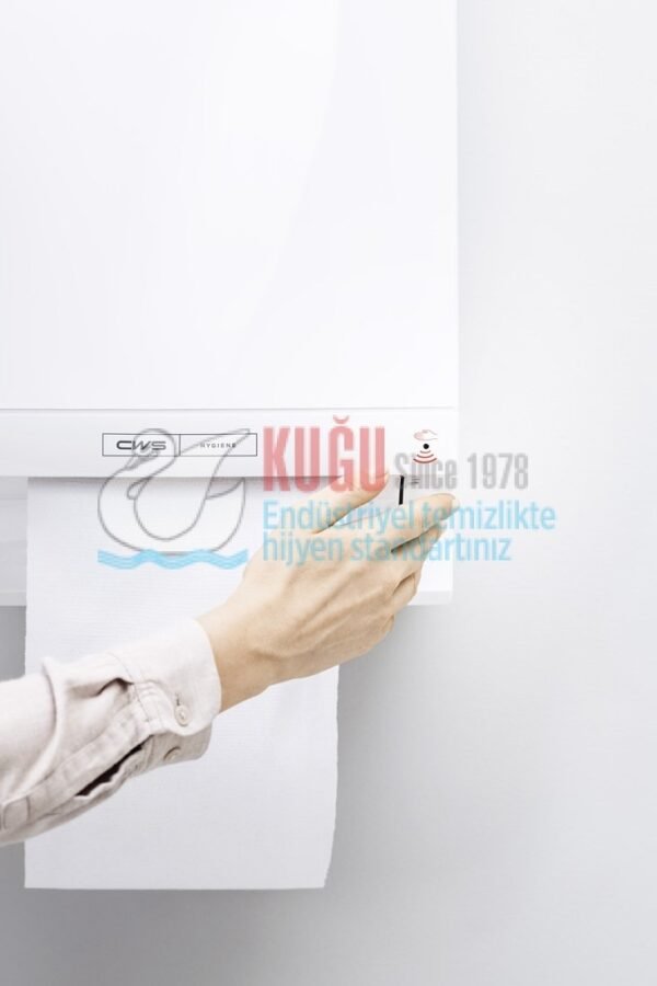 4512000 CWS Paradise Non-Touch Sensörlü Yıkanabilinir Kumaş Havlu Aparatı - Görsel 5