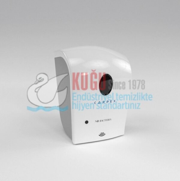 KGC-932192-WD Carpex Beyaz Nature 900 ML Üstten Doldurmalı Hazneli Sensörlü ve Fotoselli Dezenfektan Dispanseri Aparatı - Görsel 1