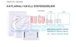 KGC-913050-B Carpex Siyah Renk Z-W-V-C Katlamalı Kağıtlarına Uygun Ayar Mekanizmalı Mini Boy Kağıt Havlu Dispanseri - Görsel 7