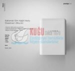 KGC-913020-B Carpex Siyah Renk Z-W  Katlamalı Kağıtlarına Uygun Ayar Mekanizmalı Büyük Boy Kağıt Havlu Dispanseri - Görsel 3