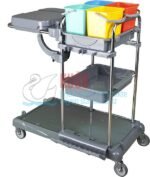 KGUP-20607JK Brandasız 4 Kovalı Maxi KAT VE SERVİS ARABASI