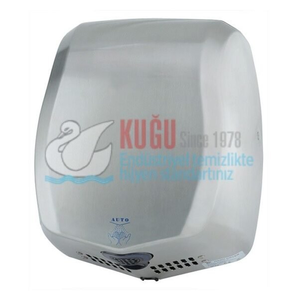 8003 JET MOTORLU 304 S.S. SATİN PASLANMAZ ÇELİK FOTOSELLİ EL KURUTMA MAKİNESİ - Görsel 1