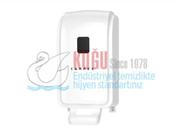 KGC-930601-W Carpex Beyaz Renk Optima 1000 ML Manuel Kartuşlu Köpük Sabun Dispenseri - Görsel 4