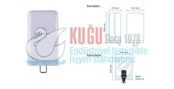 KGC-931320-B Carpex Siyah Renk Prestige Manuel Köpük & Sıvı Sabun Dispenseri - Görsel 9