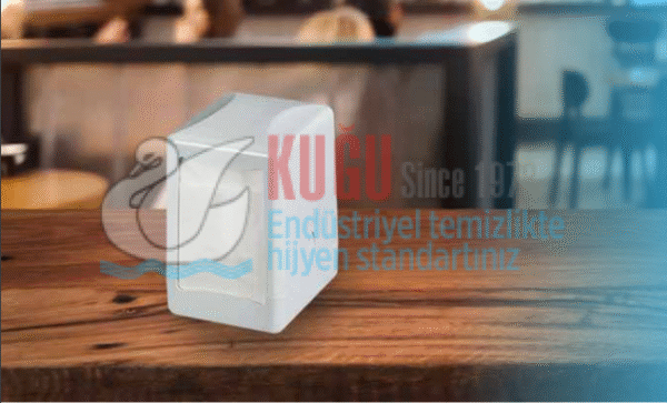 KGB-19303 Gümüş Masaüstü Peçete Mutfak Dispanseri Aparatı - Görsel 3