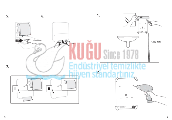 KT-551000 Tork Matic® H1 Sistem Beyaz Manuel Autocut Havlu Kâğıt Rulosu Hareketli Havlu Dispenseri - Görsel 27