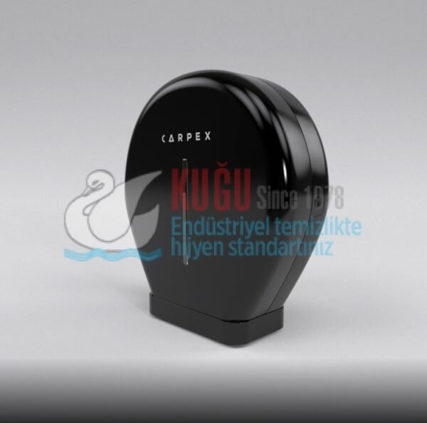 KGC-913042-S Carpex Prestige Siyah Renk Mini Jumbo WC Kağıt Dispenseri Aparatı - Görsel 5