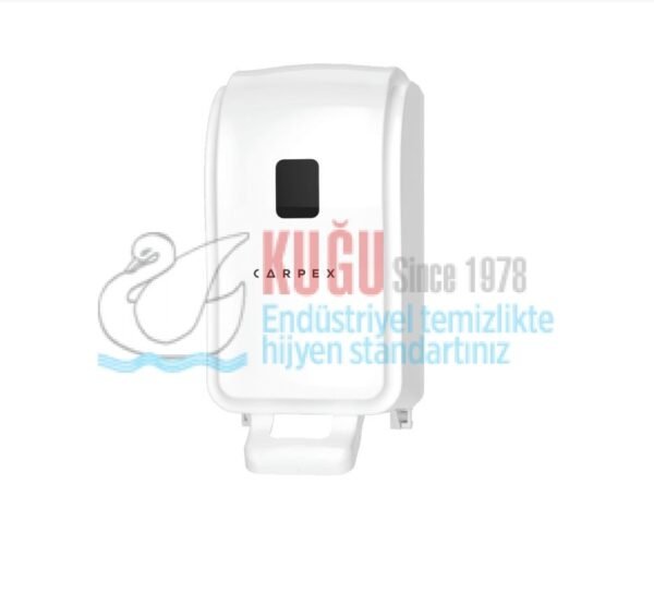 KGC-930601-W Carpex Optima Beyaz Renk Mini Manuel 500 ML Kartuşlu Köpük Sabun Dispenser Aparatı - Görsel 4
