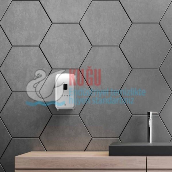 KGC-529306070001 Carpex Optima Beyaz Renk Sensörlü&Fotoseli Mini Üstten Doldurmalı 500 ML Köpük Sabun Dispenser Aparatı - Görsel 4