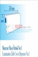 KGB-19377 Siyah Muayene Masa Örtüsü DİSPANSERİ APARATI - Görsel 2