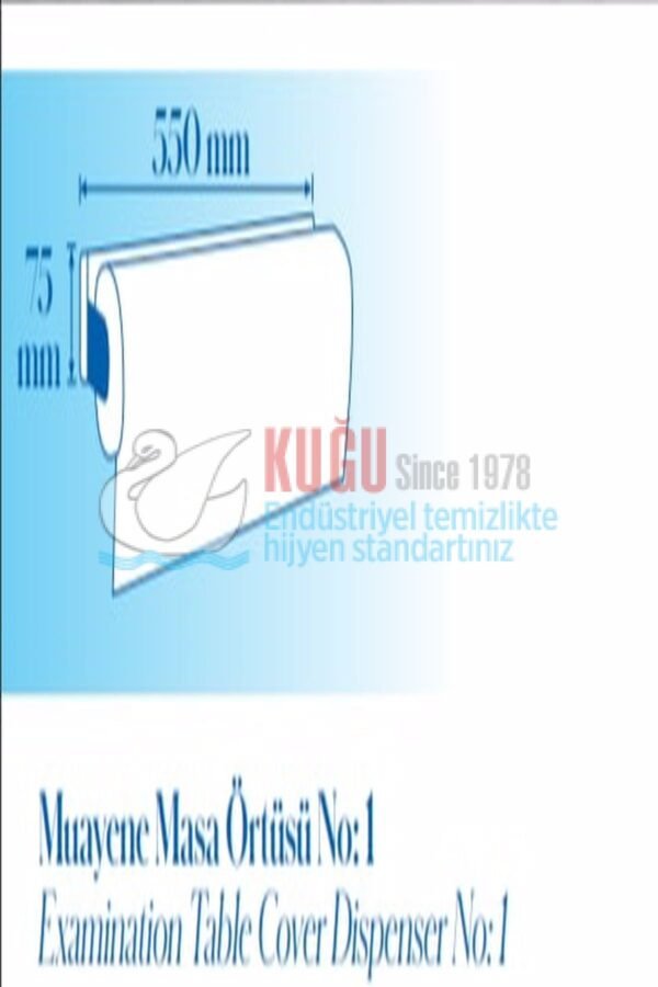 KGB-19377 Siyah Muayene Masa Örtüsü DİSPANSERİ APARATI - Görsel 2