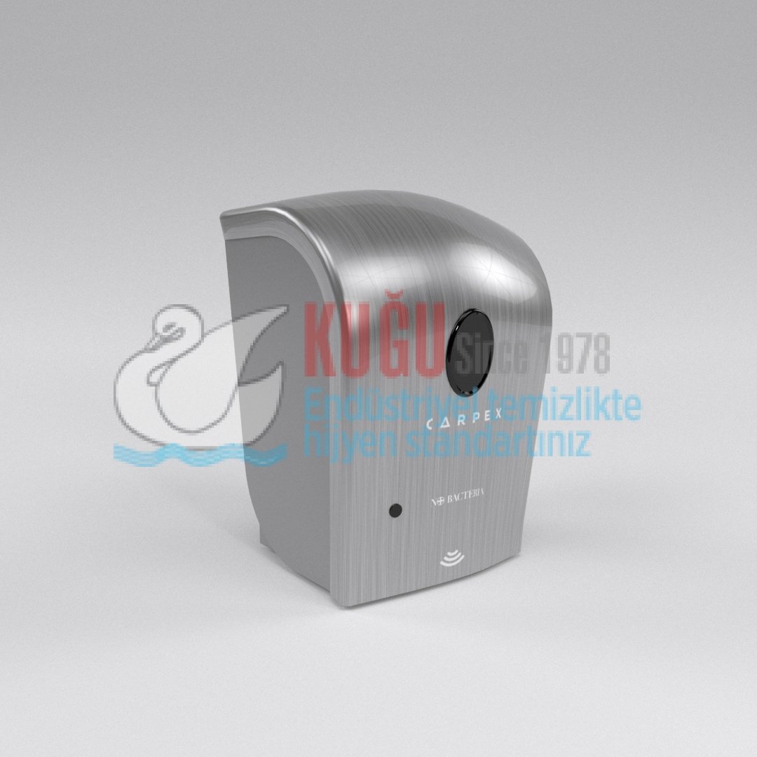 NATURE_TOUCHLESS_HYGIENE_DISPENSER_NB_INOX-5.jpg KGC-932192-İKK Carpex İnox Krom Kaplama Nature 1000 ML Kartuşlu Sensörlü ve Köpük Sabun Dispanseri Aparatı - Görsel 1