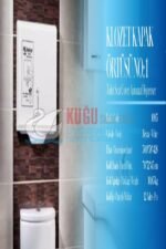 KGB-19351 Ahşap Renk Klozet Kapak Örtüsü Otomat Banyo ve Tuvalet WC Dispanseri Aparatı - Görsel 3