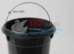 2534 5 LT 430 S.S. Paslanmaz Çelik Plastik İç Kovalı Pedallı Çöp Kovası - Görsel 5