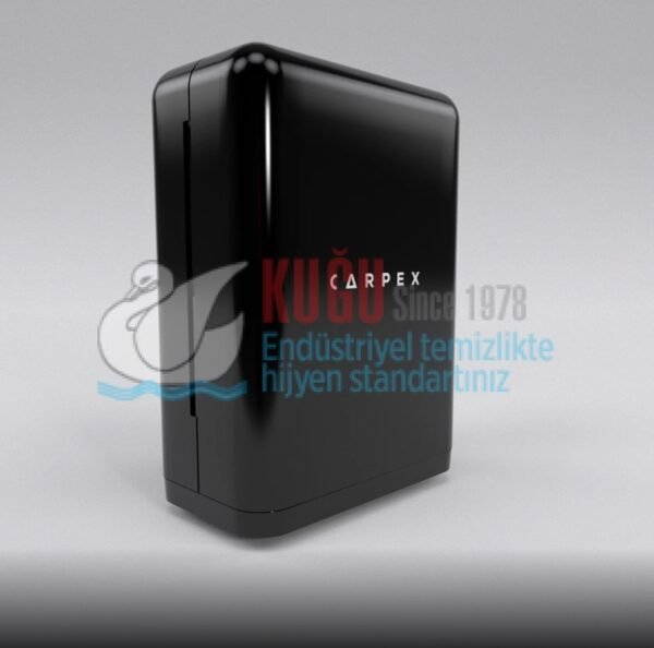KGC-913020-B Carpex Siyah Renk Z-W  Katlamalı Kağıtlarına Uygun Ayar Mekanizmalı Büyük Boy Kağıt Havlu Dispanseri - Görsel 4