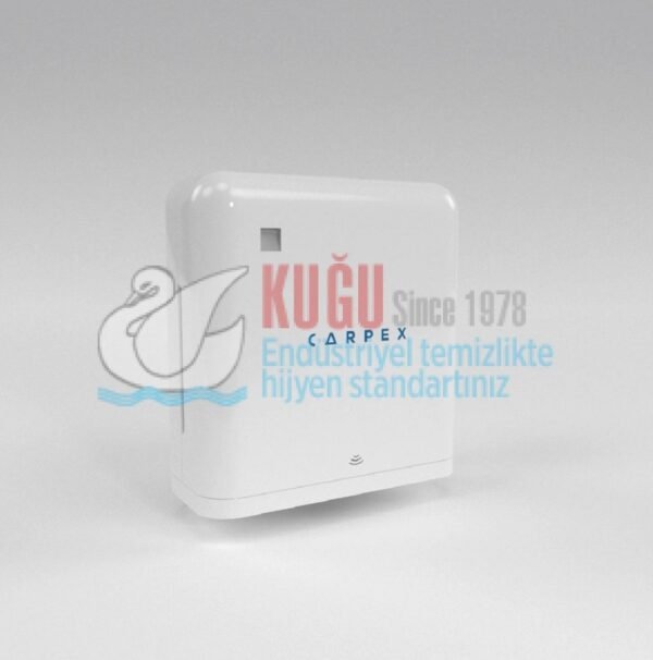 KGC-913100 Carpex Beyaz Renk Prestige Sensörlü Fotoselli Butonlu Otomatik Elektrikli ve Pilli Hareketli Kağıt Havlu Makinesi - Görsel 1