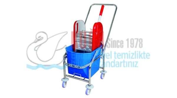 KGCY-1804 Tek Kovalı Temizlik Seti Çelik Presli - Görsel 1