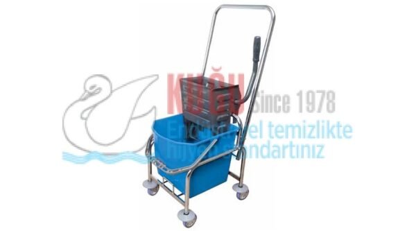 KGCY-1808 Krom Tek Kovalı Temizlik Seti Çelik Presli - Görsel 1