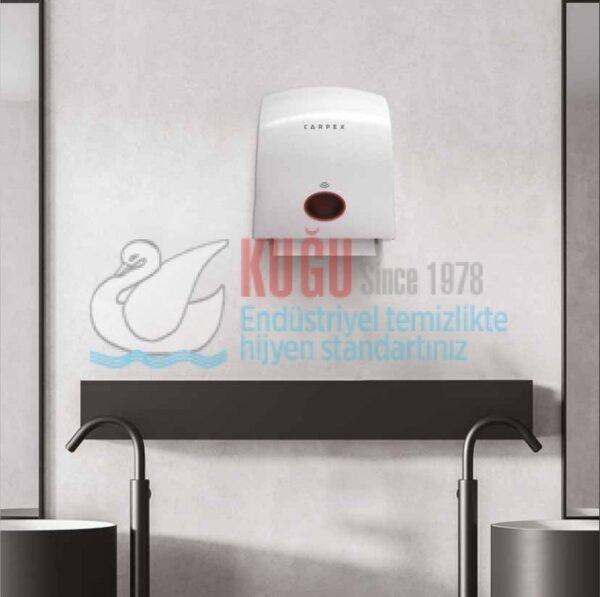 KGC-912070-B Carpex Siyah Renk Nature Sensörlü Fotoselli Butonlu Otomatik Elektrikli ve Pilli Hareketli Kağıt Havlu Makinesi - Görsel 7