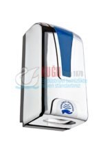 5343 Krom Renk Üstten Dolmalı Hazneli 1000 ML Sensörlü Elektrikli ve Pilli Dezenfektan Aparat Dispenseri