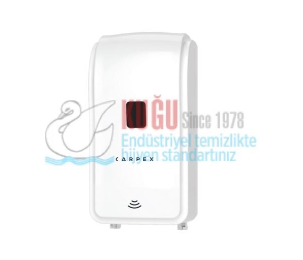 KGC-930615-W Carpex Beyaz Renk Optima 1000 ML Kartuşlu Otomatik Sensörlü Pilli Köpük Sabun Dispenseri - Görsel 2