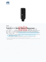 KT-560008 Tork S1 Sistem 1 Litre Siyah Renk Sıvı Sabun Dispenseri - Görsel 12
