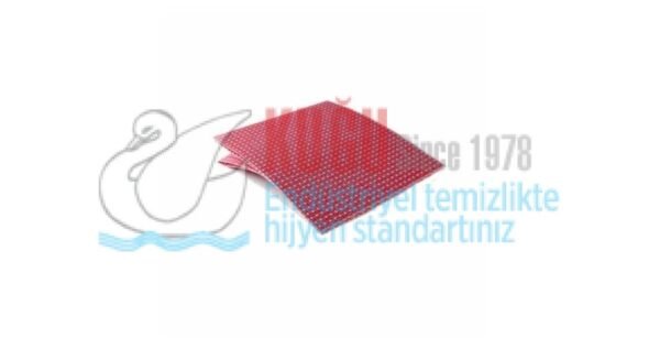 7000081993 3M™ Scotch BriteTM 13 Genel Amaçlı Temizlik Bezi Kırmızı Renk 40x35cm - Görsel 1